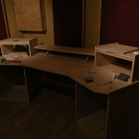 Eric built a diy studio desk with pipes and fittings. 17 Best images about DIY Recording Studio Furniture on ...