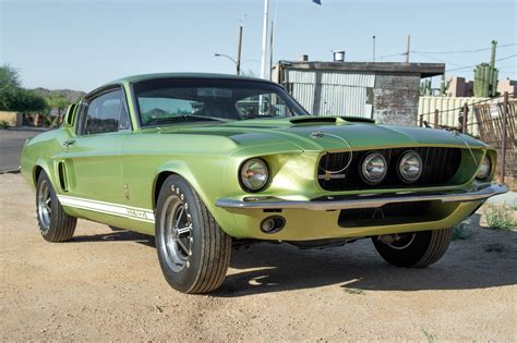 Lime Gold 1967 Ford Shelby Mustang Gt500 4 Speed Was Also Owned By