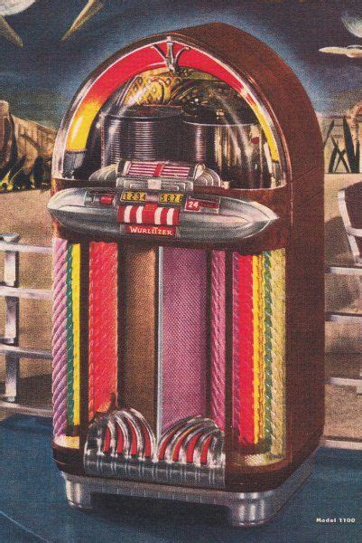 Wurlitzer 1100 Year 1948 Selections 24 78 Rpm Jukeboxes Jukebox