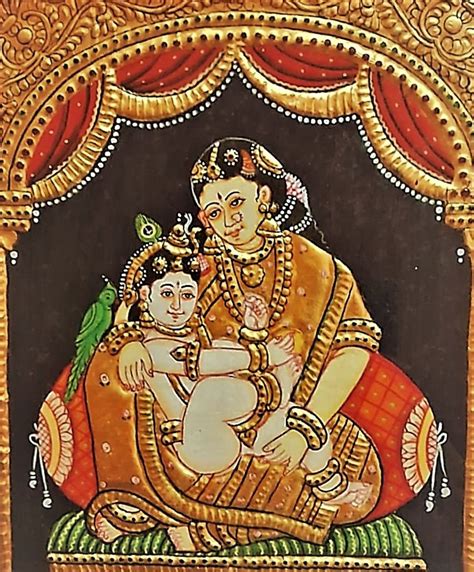 How To Create The Beautiful Tanjore Paintings Of Tamil Nadu Feltmagnet