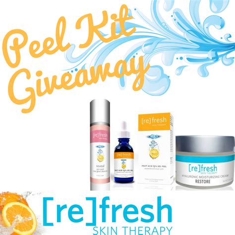 Enter to Win our Ultimate Fruit Acid Peel Kit! Refresh Skin Therapy Giveaway - Refresh Skin Therapy
