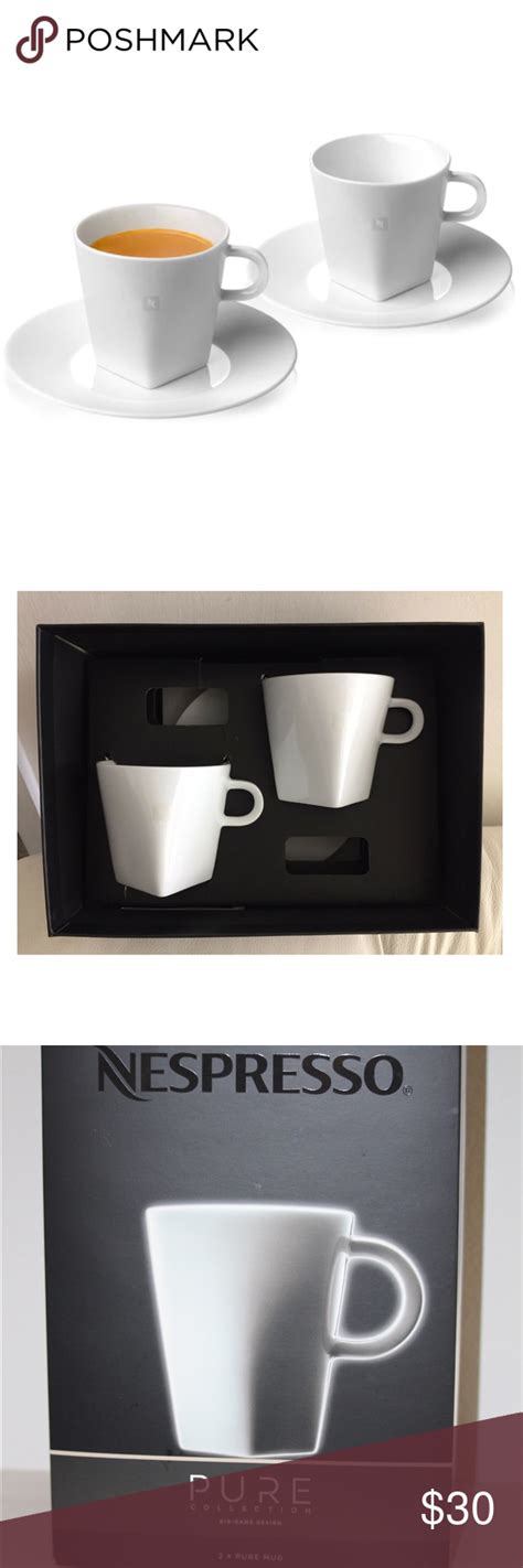 Nespresso Pure Collection Mugs Set Of Two Mugs Set Mugs Pure Products