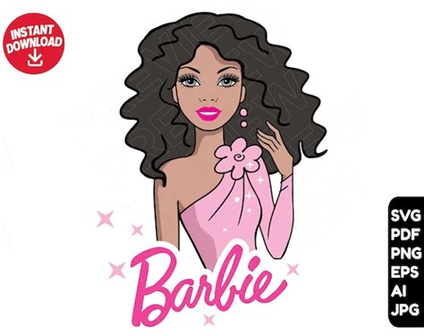 Barbie Afro Svg Cut File Clipart Barbie Doll Svg Png Etsy My Xxx Hot Girl