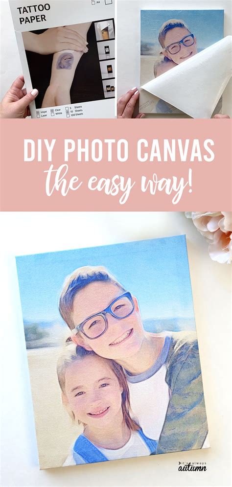 The Is The Easiest And Most Reliable Way To Transfer A Photo To Canvas