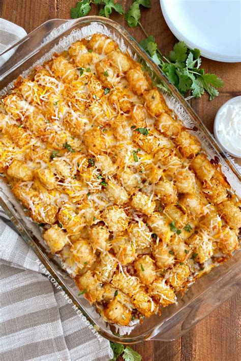 I do have a question. Taco Tater Tot Casserole - Meatloaf and Melodrama
