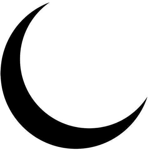 Black Crescent Moon Png Free Download Png All