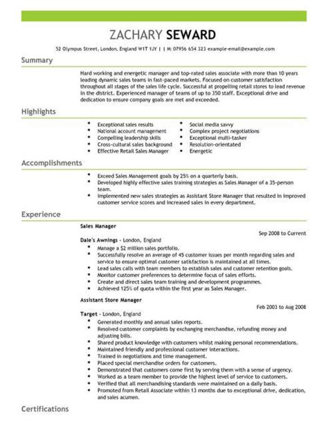 A microsoft word resume template is a tool which is 100% free to download and edit. Sales Manager CV Template | CV Samples & Examples