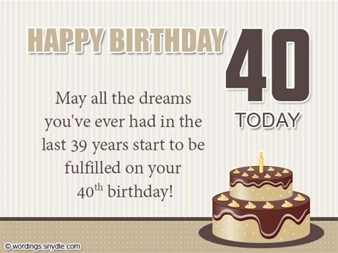 40th Birthday Card Messages 640×480 40th Birthday