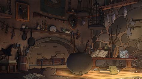 Artstation Witch House Interior