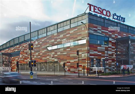 Tesco Supermarket On Savile Street Sheffield England Uk Stock Photo