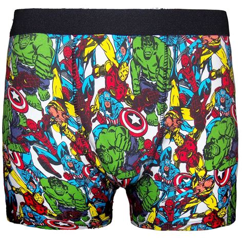 New Mens Character Comic Print Boxers Underwear Trunks Briefs T