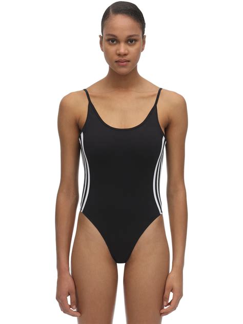 Adidas Originals Stretch Cotton Bodysuit Black Luisaviaroma