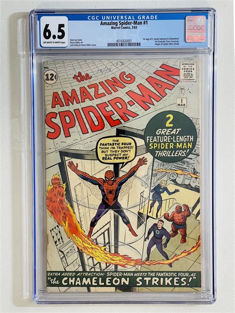 Amazing Spider Man 1 Cgc 65 Fn 1963 Toronto Vintage Comics