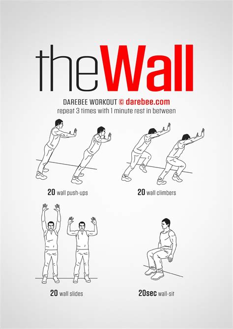 Https://wstravely.com/home Design/at Home Workout Plan With Video On Wall