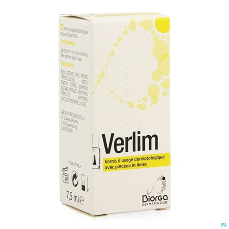 Verlim Vernis A Ongles 75 Ml Verrues Pharmacodel Votre Pharmacie