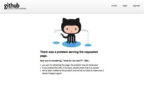 Error Pages At Github Of