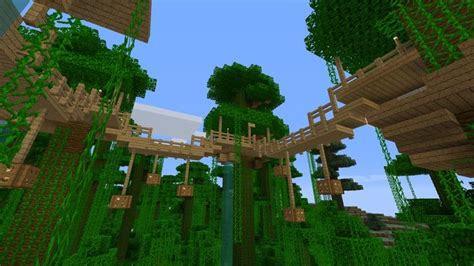 Minecraft Jungle House Blueprints Hd