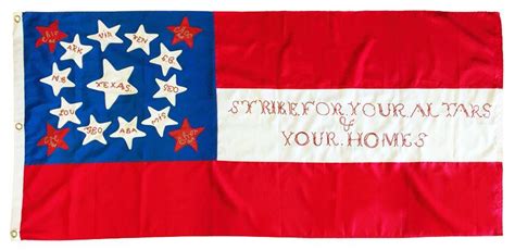 10th Texas Cavalry Battle Flag Original Size Sewn Cotton I Americas Flags