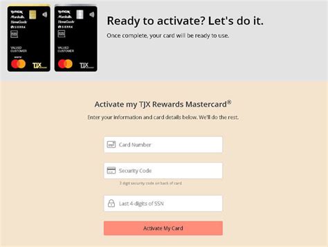 In the order i have a. TJX Rewards® Credit Card Account Login To Make Payment