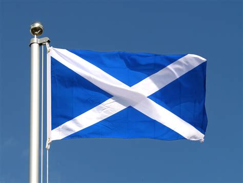 Schottland Hellblau Flagge Schottische Fahne Kaufen Flaggenplatzde