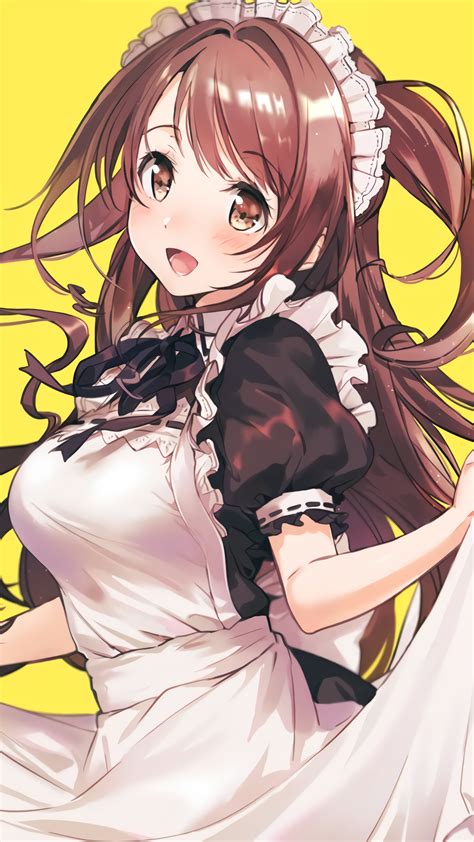 Maid Chan Uzuki Shimamura The Idolmaster Cinderella Girls