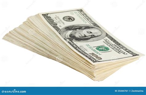 Bundle Of Dollar Banknotes Stock Image Image Of Note 25444761