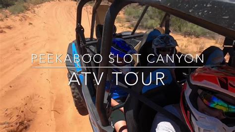 Peekaboo Slot Canyon Atv Tour With Kanab Tour Company Youtube