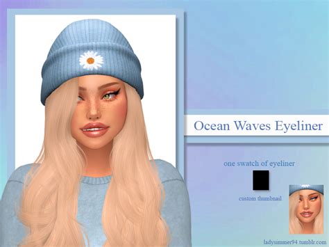 The Sims Resource Ocean Waves Eyeliner