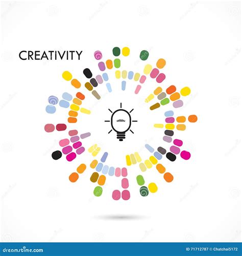 Creative Circle Abstract Vector Logo Design Template Stock Vector