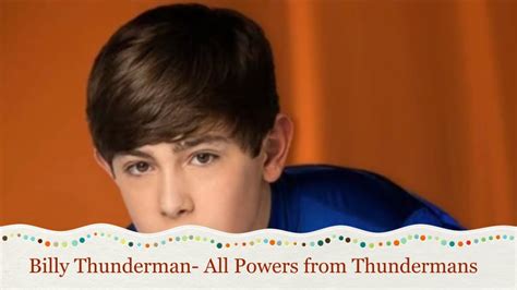 Billy Thunderman All Powers From Thundermans Youtube