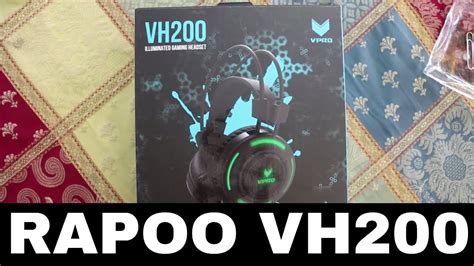 Unboxing Rapoo Vh200 Headset Da Gaming Entry Level Youtube