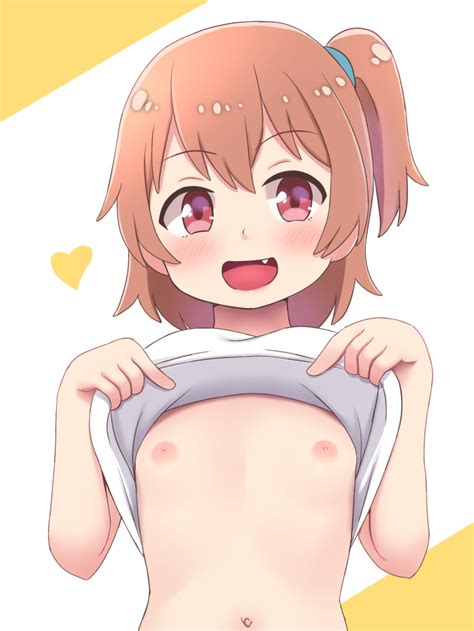 Tanukikouji Midori Hoshino Hinata Watashi Ni Tenshi Ga Maiorita Highres 1girl Blush Brown