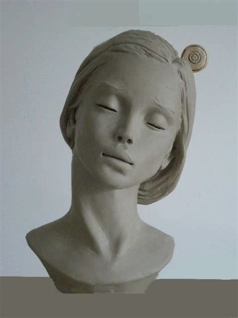 bustbust sculpture en pierre sculpture abstraite modelage visage