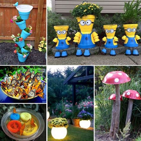 Creative Gardening Ideas For Home Easy Diy Garden Craft Ideas