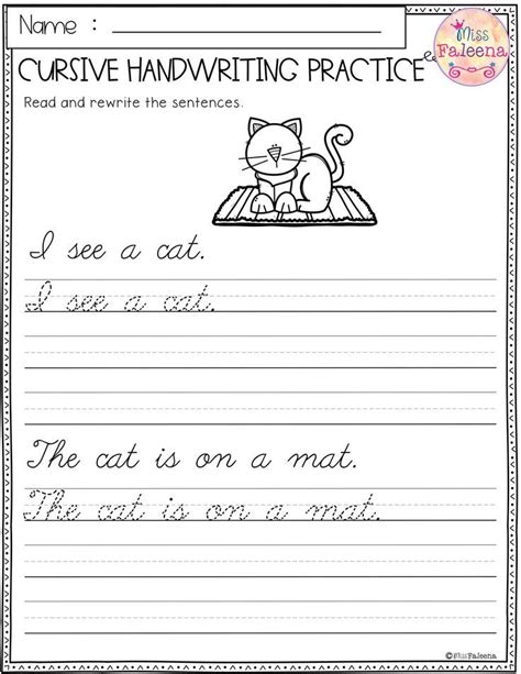 Free Handwriting Worksheets For 3rd Grade Finest Worksheet