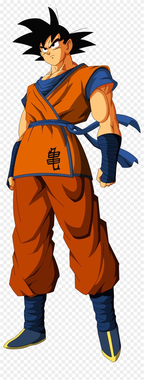 591 Kb Png Dragon Ball Z Goku Normal Transparent Png 1024x2654