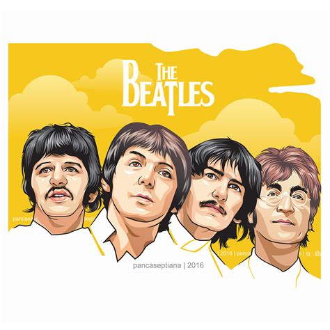 The Beatles Vector At Collection Of The Beatles