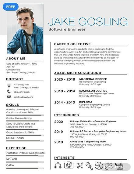 A good cv format for fresher must be backed by sound resume keywords. Free Simple Fresher Resume | Free resume template word