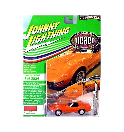 Johnny Lightning Muscle Cars Usa Mcacn 1969 Chevrolet Corvette Zl1