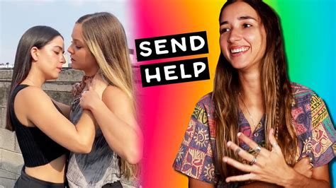 Reacting To Really Good Lesbian Thirst Traps On Tik Tok 🏳️‍🌈 Youtube