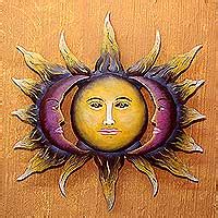 Enjoy free shipping on most stuff, even big stuff. Mexican Sun and Moon Wall Art at NOVICA