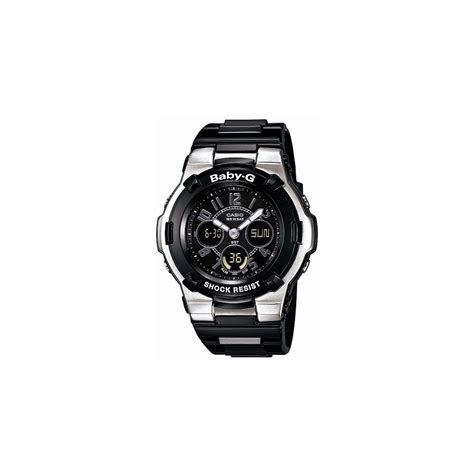 Water resistant watches for sports and dress. Ladies Baby-G Shock Ana-Digi Stainless Steel Watch, Black ...