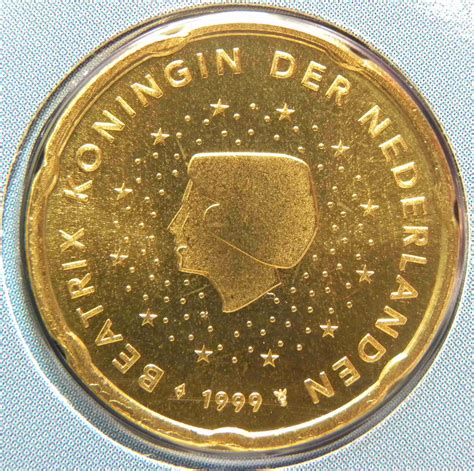 Netherlands 20 Cent Coin 1999 Euro Coinstv The Online Eurocoins