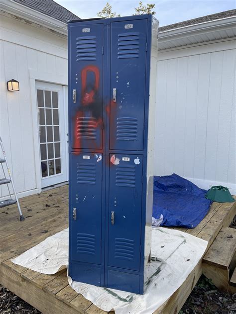 How To Revive Old Lockers With Spray Paint Beneath My Heart