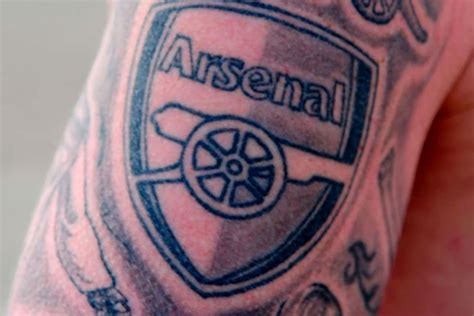 Arsenal Fans Are Most Tattooed In Britain Where Does Your Club Rank