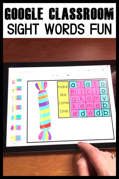 Google Classroom Activities for Kindergarten | Sight Words | Candyland