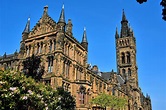 Main Building at the University of Glasgow in Glasgow, Scotland ...
