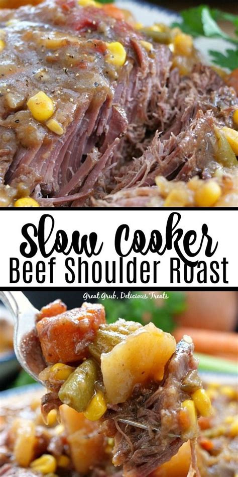 Let steaks marinate for 4 hours or longer.submitted by: Slow Cooker Beef Shoulder Roast | Roast beef recipes, Slow ...