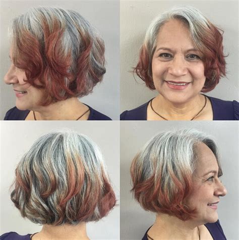 Sometimes, hair thinning common to women in their 50s may suffer from limp frontal hair. 27 Perfect Bob Haircuts with Bangs - Pretty Designs