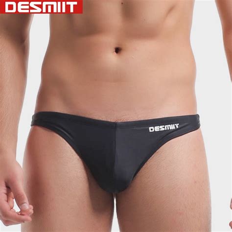 Sexy Men Swim Thong Desmiit Swimwear Mini Briefs Swimming Trunks Gay Swimsuit Surf Suit Micro